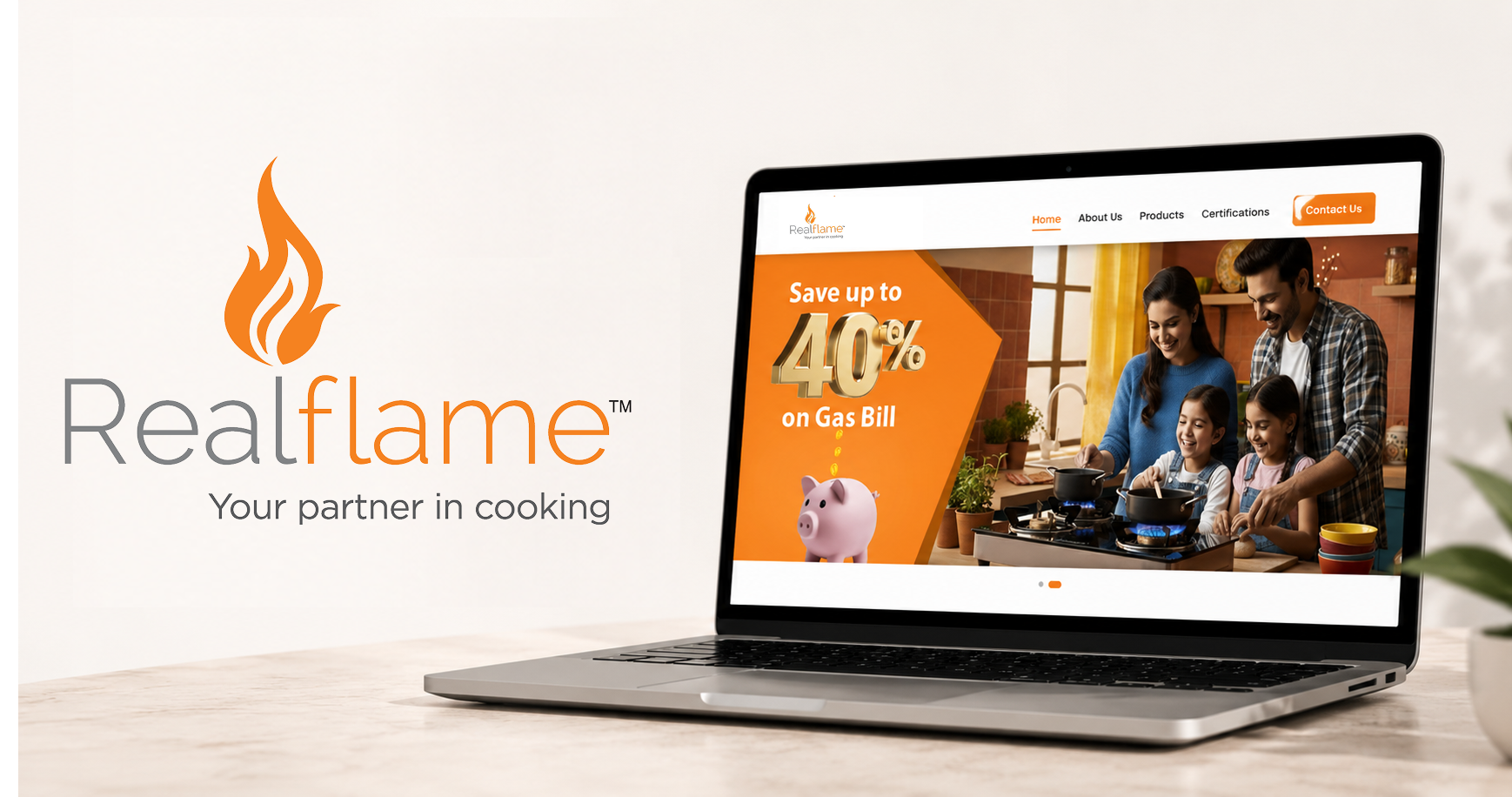 Portfolio Website for RealFlame