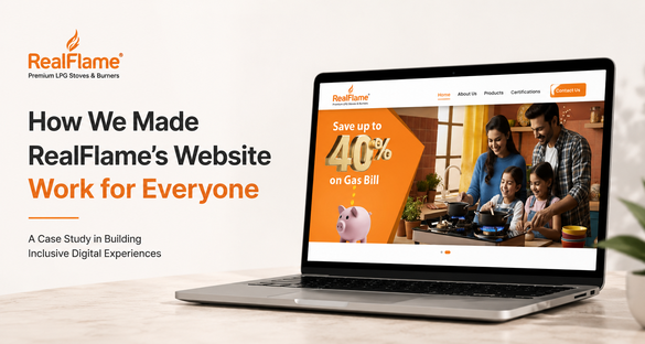Portfolio Website for RealFlame