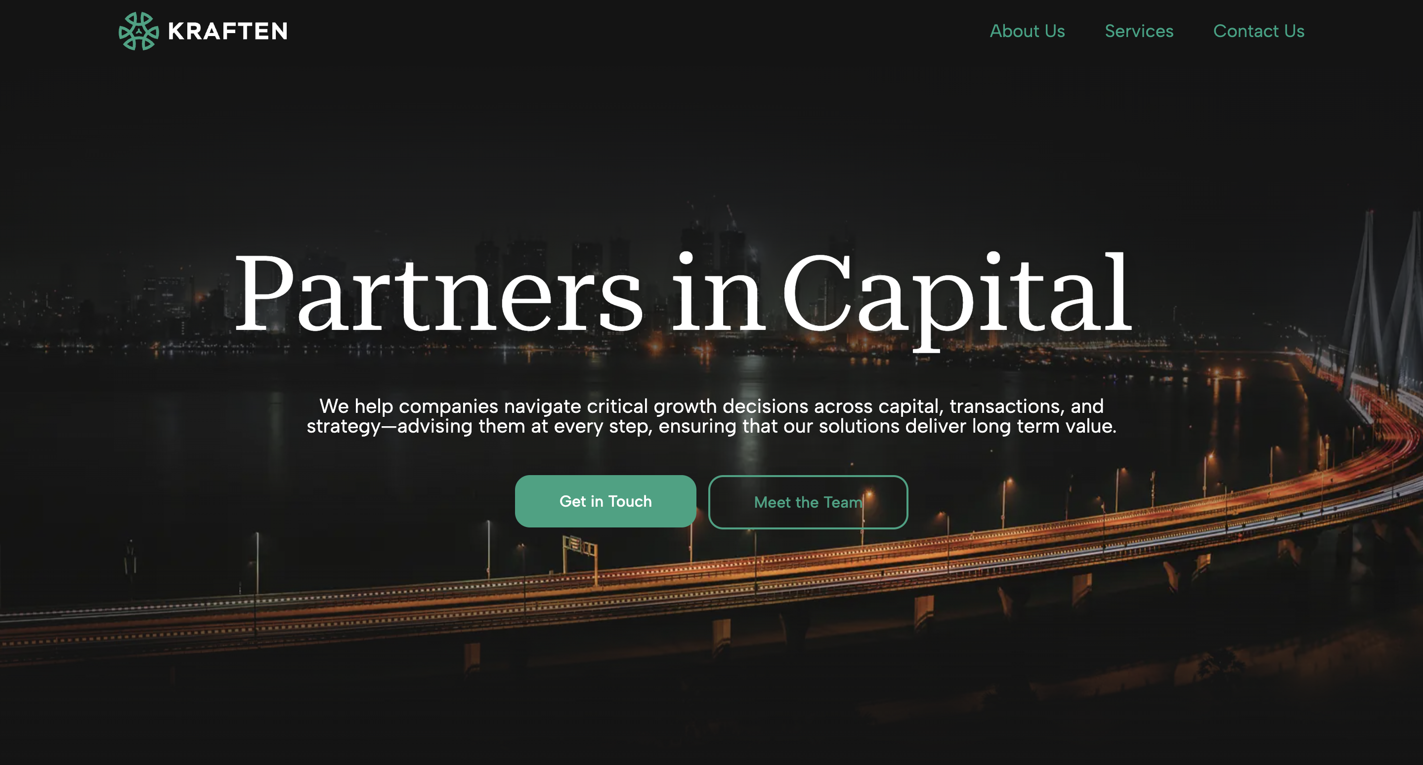 Portfolio Website for Kraften
